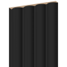 Mexen Strito 01 Strio 01 geriffelte Wandpaneele 280 x 14,5 cm (2Stk), schwarz - S120-280-01-311