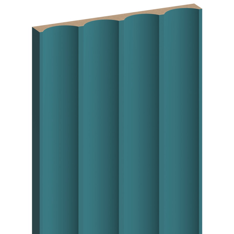 Mexen Strito 01 Strio 01 geriffelte Wandpaneele 280 x 14,5 cm (2 Stk), dunkles Türkis - S120-280-01-312