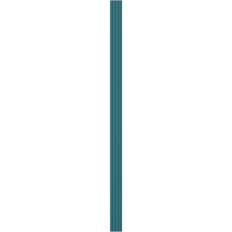 Mexen Strito 01 Strio 01 geriffelte Wandpaneele 280 x 14,5 cm (2 Stk), dunkles Türkis - S120-280-01-312