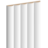 Mexen Strio 02 gerillte Wandpaneele 280 x 14,5 cm (2Stk), weiß - S120-280-02-301