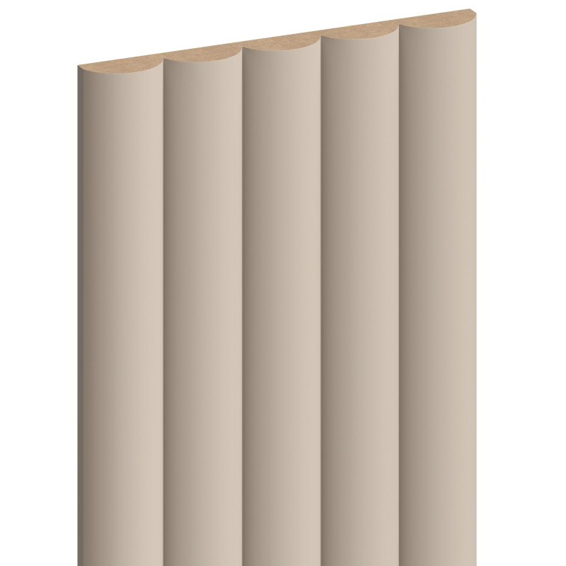 Mexen Strio 02 gerillte Wandpaneele 280 x 14,5 cm (2 Stück), Kaschmir - S120-280-02-302