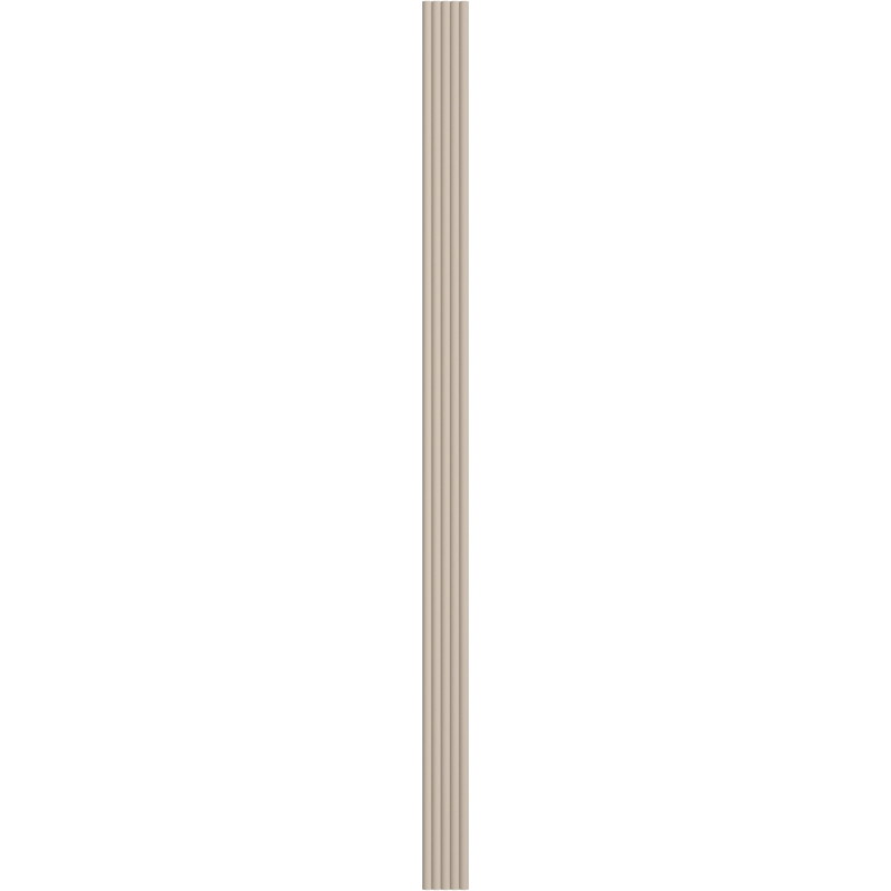 Mexen Strio 02 gerillte Wandpaneele 280 x 14,5 cm (2 Stück), Kaschmir - S120-280-02-302