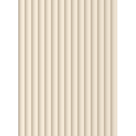 Mexen Strio 02 Gerillte Wandpaneele 280 x 14,5 cm (2 Stück), beige - S120-280-02-303