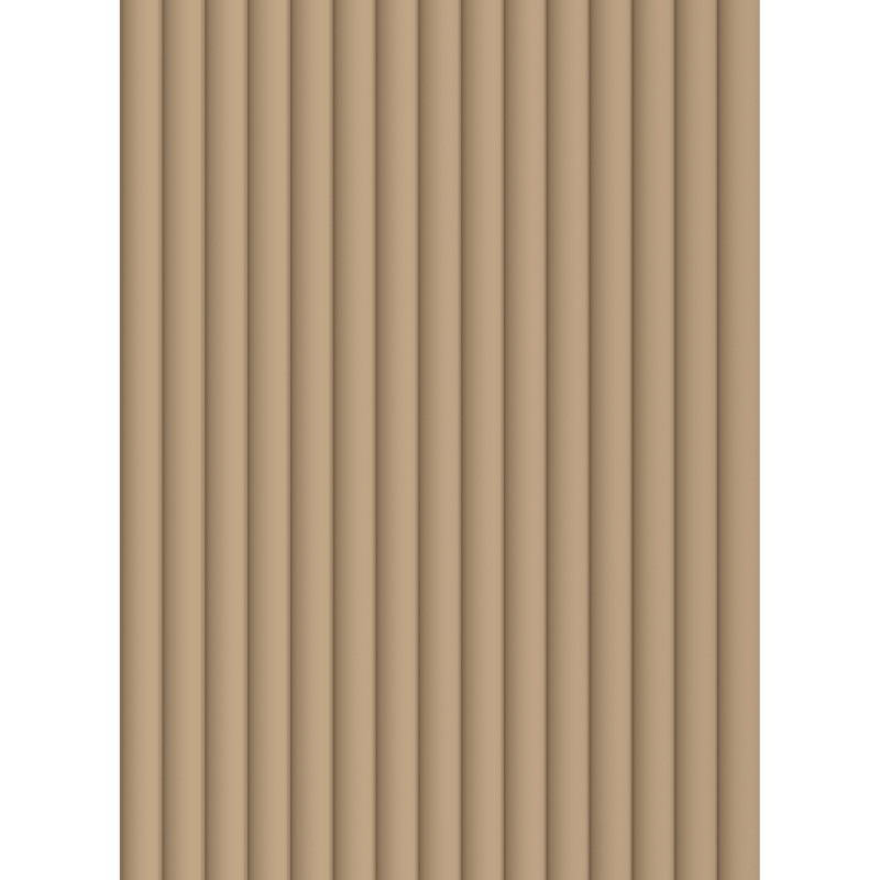 Mexen Strio 02 Gerillte Wandpaneele 280 x 14,5 cm (2 Stück), Cappuccino - S120-280-02-304