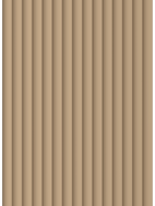 Mexen Strio 02 Gerillte Wandpaneele 280 x 14,5 cm (2 Stück), Cappuccino - S120-280-02-304
