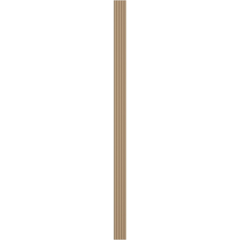 Mexen Strio 02 Gerillte Wandpaneele 280 x 14,5 cm (2 Stück), Cappuccino - S120-280-02-304