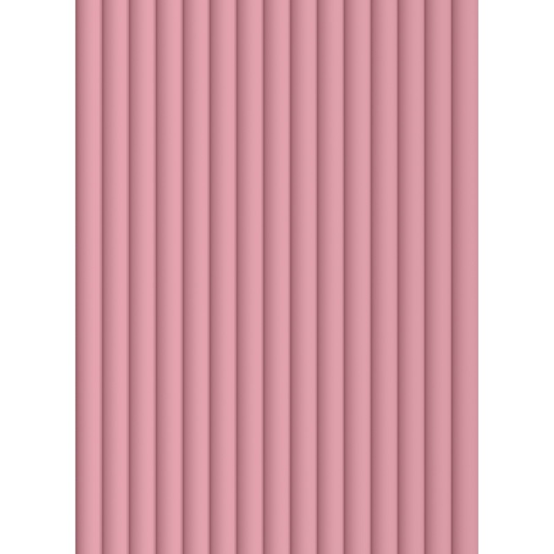 Mexen Strio 02 geriffelte Wandpaneele 280 x 14,5 cm (2 Stk.), rosa - S120-280-02-307