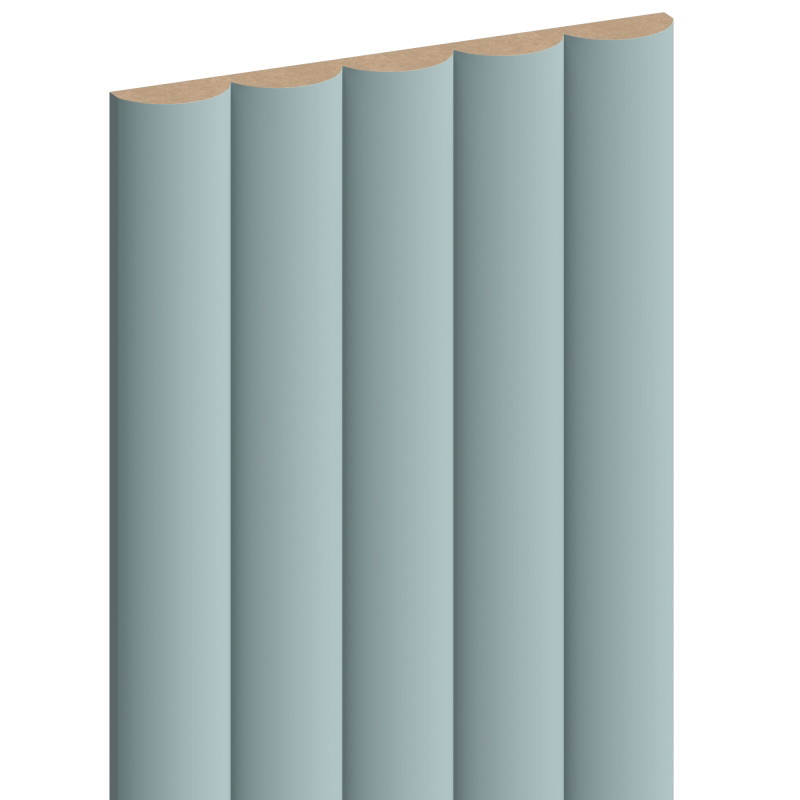 Mexen Strio 02 Geriffelte Wandpaneele 280 x 14,5 cm (2 Stk.), Grau-Blau - S120-280-02-308