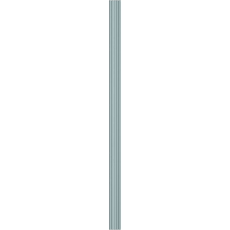 Mexen Strio 02 Geriffelte Wandpaneele 280 x 14,5 cm (2 Stk.), Grau-Blau - S120-280-02-308