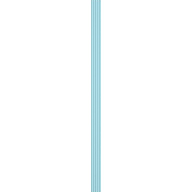 Mexen Strio 02 geriffelte Wandpaneele 280 x 14,5 cm (2 Stück), blau - S120-280-02-309