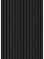 Mexen Strio 02 gerillte Wandleisten 280 x 14,5 cm (2 Stück), schwarz - S120-280-02-311