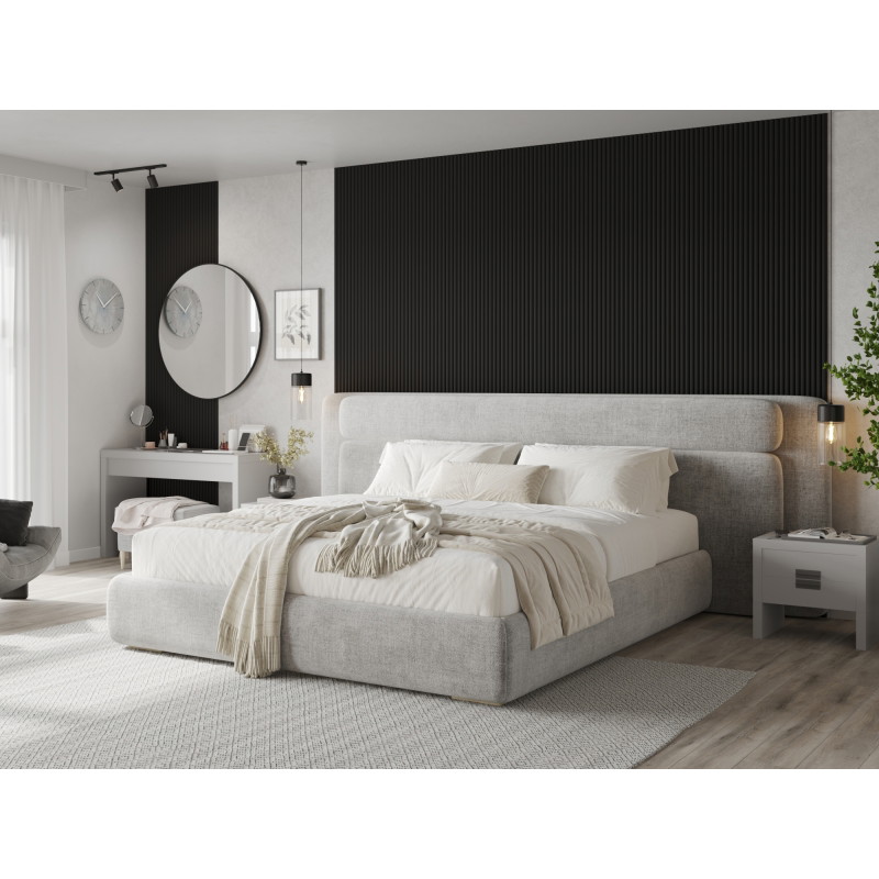 Mexen Strio 02 gerillte Wandleisten 280 x 14,5 cm (2 Stück), schwarz - S120-280-02-311