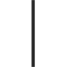 Mexen Strio 02 gerillte Wandleisten 280 x 14,5 cm (2 Stück), schwarz - S120-280-02-311