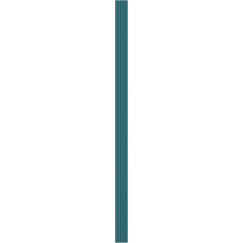 Mexen Strio 02 geriffelte Wandpaneele 280 x 14,5 cm (2 Stk.), dunkles Türkis - S120-280-02-312