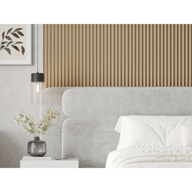 Mexen Strito 01 Strio 01 gerillte Wandpaneele 280 x 14,5 cm (2 Stk.), Cappuccino - S120-280-01-304