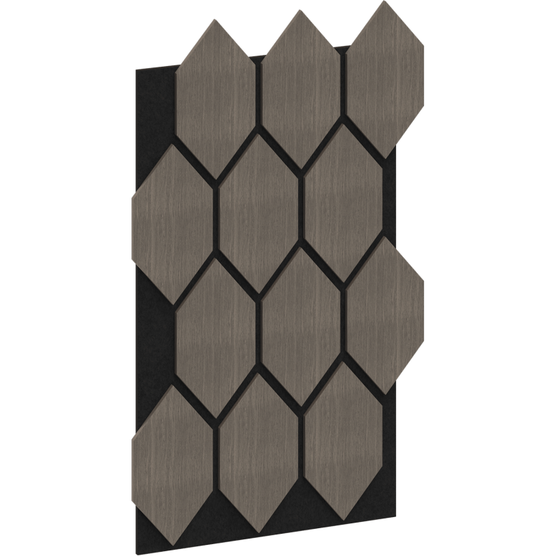 Mexen Lam-B Wandpaneele 275 x 30 cm, HDF Platte 4 mm, technisches Furnier, Sandiger Eiche - S100-275307-3015-001