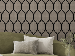 Mexen Lam-B Wandpaneele 275 x 30 cm, HDF Platte 4 mm, technisches Furnier, Sandiger Eiche - S100-275307-3015-001