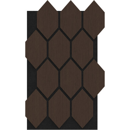Mexen Lam-B Wandpaneele 275 x 30 cm, HDF Platte 4 mm, technisches Furnier, Sandiger Eiche - S100-275307-3015-001