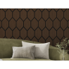 Mexen Form 01 Akustik-Wandpaneel 91 x 56 cm (4 Stk.), Filz 9 mm, technisches Furnier, Mocca Eiche - S111-91567-01-045
