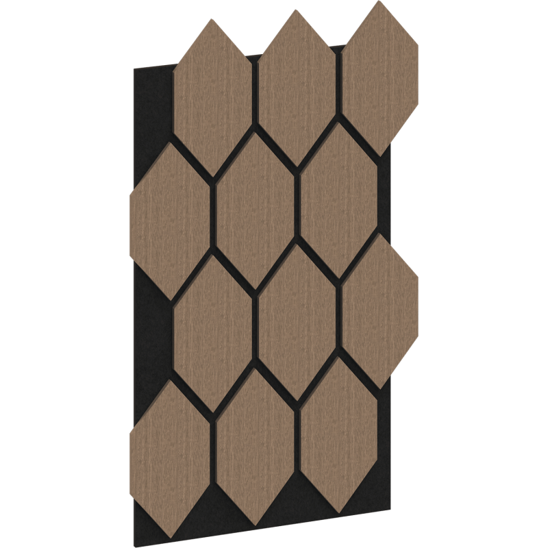 Mexen Lam-B Wandpaneele 275 x 30 cm, HDF Platte 4 mm, technisches Furnier, Sandiger Eiche - S100-275307-3015-001