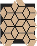 Mexen Lam-B Wandpaneele 275 x 30 cm, HDF Platte 4 mm, technisches Furnier, Sandiger Eiche - S100-275307-3015-001