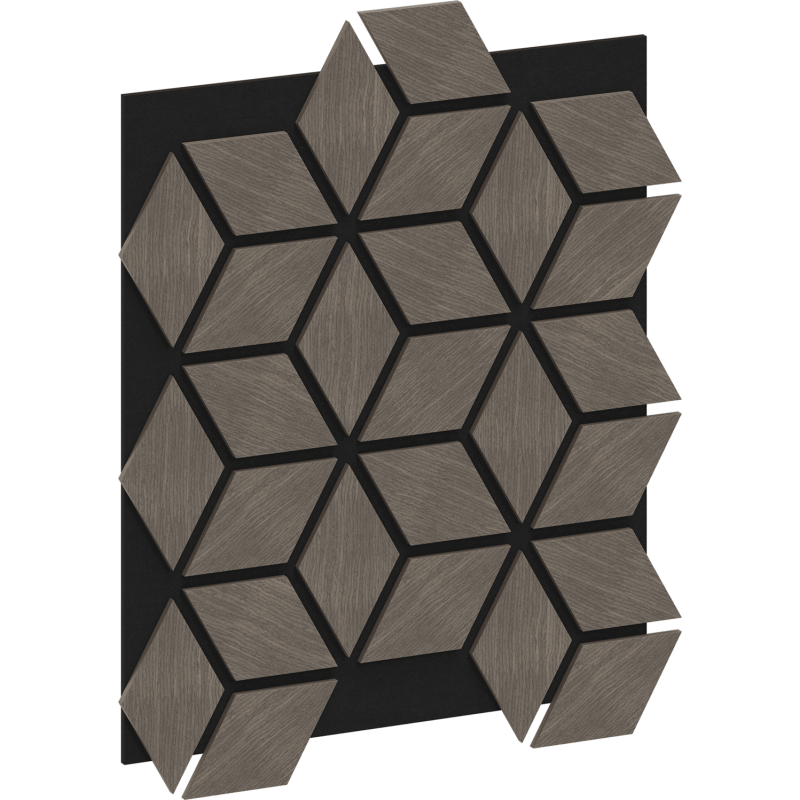 Mexen Lam-B Wandpaneele 275 x 30 cm, HDF Platte 4 mm, technisches Furnier, Sandiger Eiche - S100-275307-3015-001