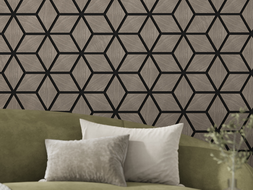 Mexen Lam-B Wandpaneele 275 x 30 cm, HDF Platte 4 mm, technisches Furnier, Sandiger Eiche - S100-275307-3015-001