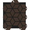 Mexen Form 02 Akustik-Wandpaneel 81 x 66 cm (4 Stk.), Filz 9 mm, technisches Furnier, Eiche Mocca - S111-81667-02-045