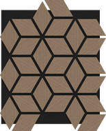 Mexen Lam-B Wandpaneele 275 x 30 cm, HDF Platte 4 mm, technisches Furnier, Sandiger Eiche - S100-275307-3015-001