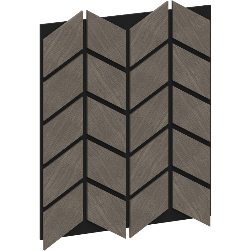 Mexen Lam-B Wandpaneele 275 x 30 cm, HDF Platte 4 mm, technisches Furnier, Sandiger Eiche - S100-275307-3015-001