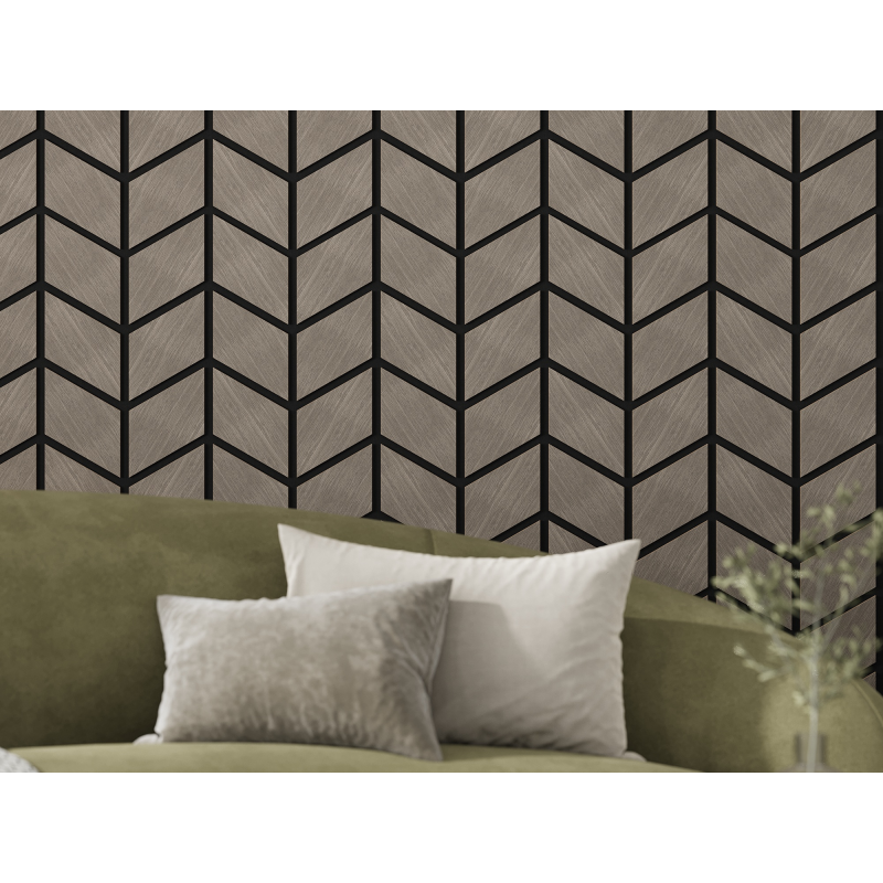 Mexen Lam-B Wandpaneele 275 x 30 cm, HDF Platte 4 mm, technisches Furnier, Sandiger Eiche - S100-275307-3015-001