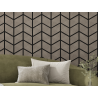 Mexen Lam-B Wandpaneele 275 x 30 cm, HDF Platte 4 mm, technisches Furnier, Sandiger Eiche - S100-275307-3015-001