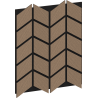 Mexen Lam-B Wandpaneele 275 x 30 cm, HDF Platte 4 mm, technisches Furnier, Sandiger Eiche - S100-275307-3015-001