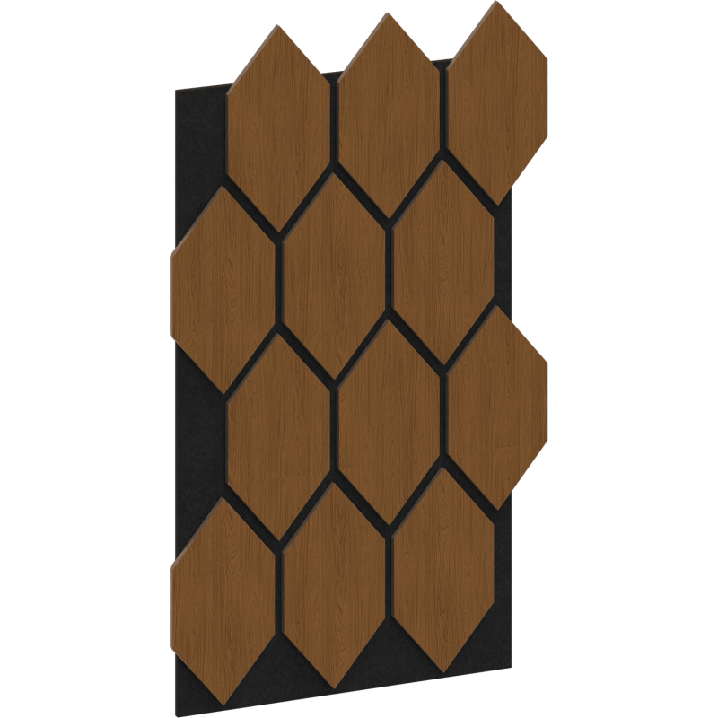Mexen Lam-B Wandpaneele 275 x 30 cm, HDF Platte 4 mm, technisches Furnier, Sandiger Eiche - S100-275307-3015-001
