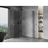 Mexen Mist-H L Duo Duschkabine, links öffnend, 75 x 70 cm, transparent, Gun Metal - 8A5L-075L-070P-95-00