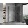 Mexen Mist-H L Duo Duschkabine schwenkbar rechts 75 x 85 cm, transparent, Gun Metal - 8A5L-075L-085P-95-00