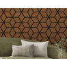 Mexen Lam-B Wandpaneele 275 x 30 cm, HDF Platte 4 mm, technisches Furnier, Sandiger Eiche - S100-275307-3015-001