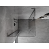 Mexen Mist-H L Duo-Duschkabine, 105 x 105 cm, transparent, Gun Metal - 8A5L-105L-105P-95-00