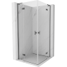 Mexen Mist-H L Duo-Duschkabine, 105 x 105 cm, transparent, Gun Metal - 8A5L-105L-105P-95-00