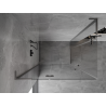Mexen Mist-H L Duo-Duschkabine nach außen öffnend links 110 x 105 cm, transparent, Gun Metal - 8A5L-110L-105P-95-00