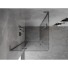 Mexen Mist-H L Duo-Duschkabine, schwenkbar, 110 x 110 cm, transparent, Gunmetal - 8A5L-110L-110P-95-00