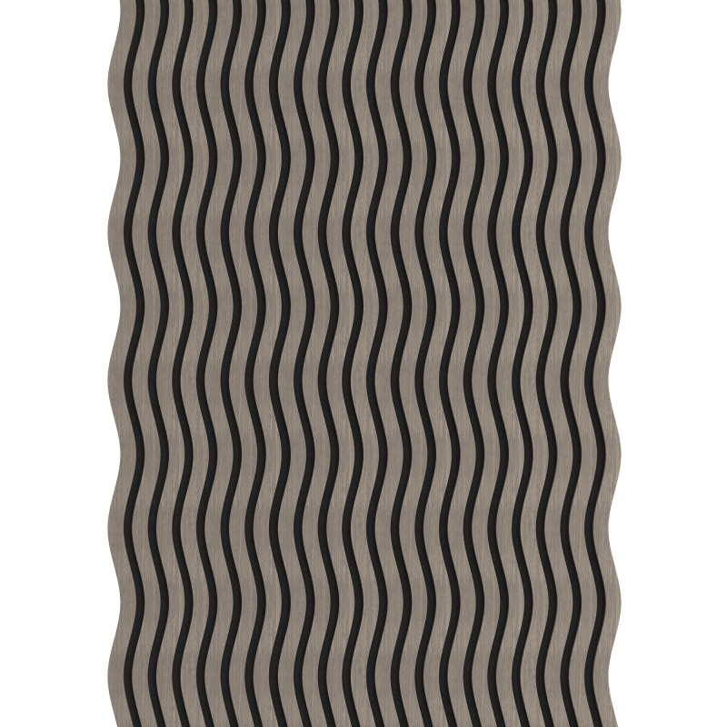Mexen Lam-SF 01 Schallabsorber Wandleisten 280 x 30 cm, Filz 9 mm, technische Furnier, Graue Eiche - S106-280-01-043