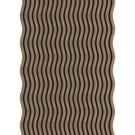 Mexen Lam-SF 01 Akustische Wandpaneele 280 x 30 cm, Filz 9 mm, technisches Furnier, Dunkle Walnuss - S106-280-01-044