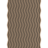 Mexen Lam-SF 01 Akustische Wandleisten 280 x 30 cm, Filz 9 mm, technisches Furnier, Helles Nussbaumholz - S106-280-01-047