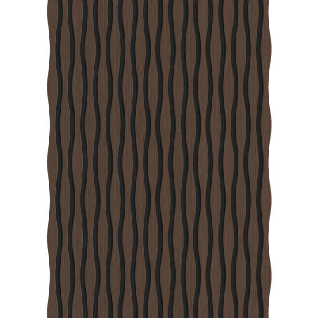 Mexen Lam-SF 01 Lam-SF 26 akustische Wandpaneele 280 x 30 cm, 9 mm Filz, technisches Furnier, Eiche Mocca - S106-280-26-045