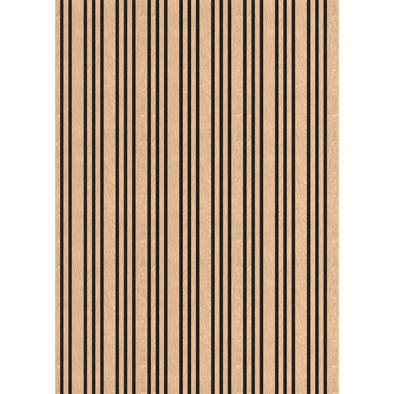 Mexen Lam-F Slim 01 Akustische Wandpaneele 280 x 36,5 cm, Filz 9 mm, technisches Furnier, Gebleichte Eiche - S107-280-01-040