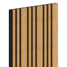 Mexen Lam-F Slim 01 Akustische Wandlamellen 280 x 36,5 cm, Filz 9 mm, technisches Furnier, Eiche Classic - S107-280-01-041
