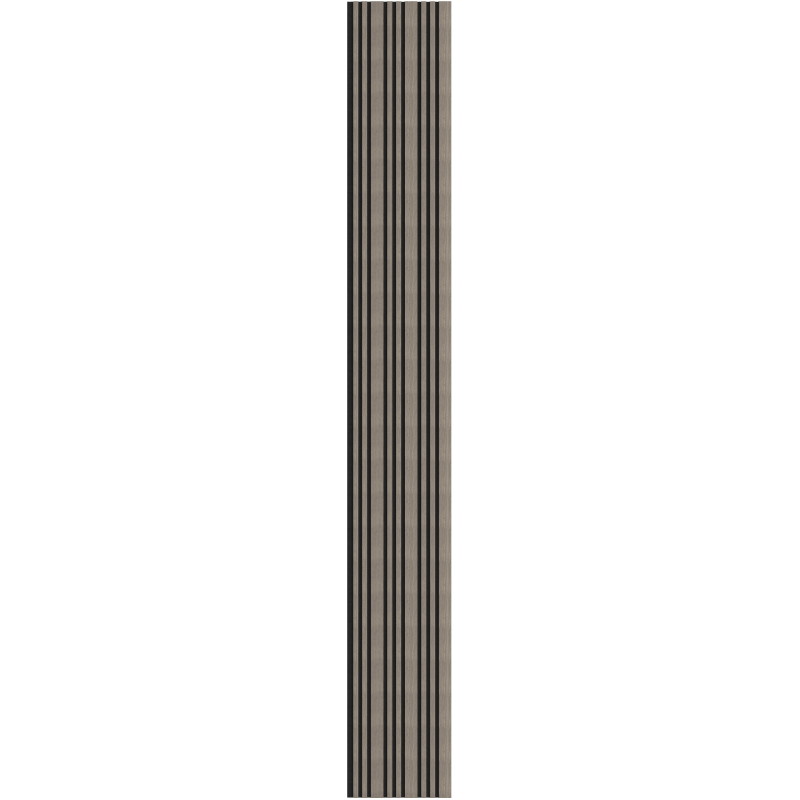 Mexen Lam-F Slim 01 Akustik-Wandpaneele 280 x 36,5 cm, Filz 9 mm, Technisches Furnier, Graue Eiche - S107-280-01-043