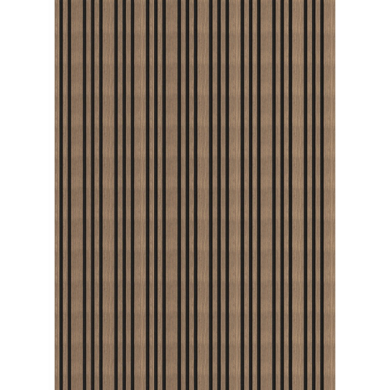 Mexen Lam-F Slim 01 Akustische Wandpaneele 280 x 36,5 cm, Filz 9 mm, technisches Furnier, Dunkle Walnuss - S107-280-01-044