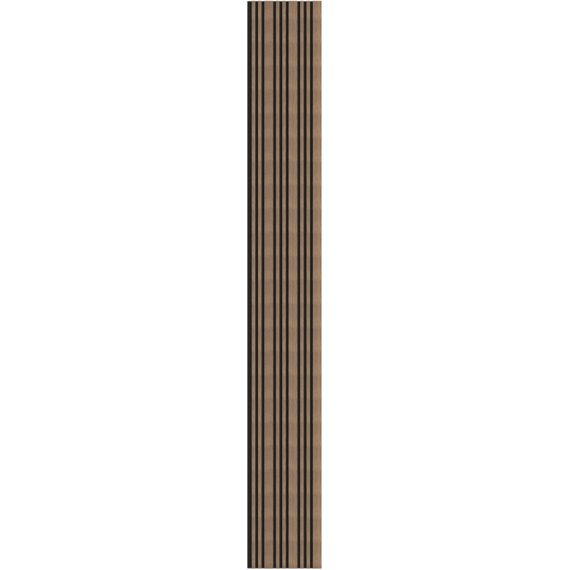 Mexen Lam-F Slim 01 Akustische Wandpaneele 280 x 36,5 cm, Filz 9 mm, technisches Furnier, Dunkle Walnuss - S107-280-01-044